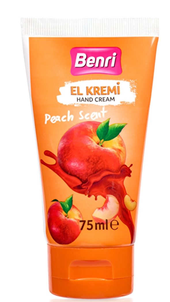 Benri Crème Mains senteur pêche – 75 ml