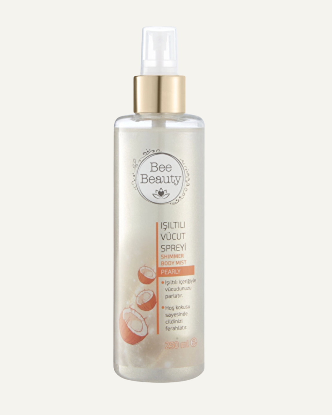 Spray Corporel Scintillant Bee Beauty Pearly – 250 ml