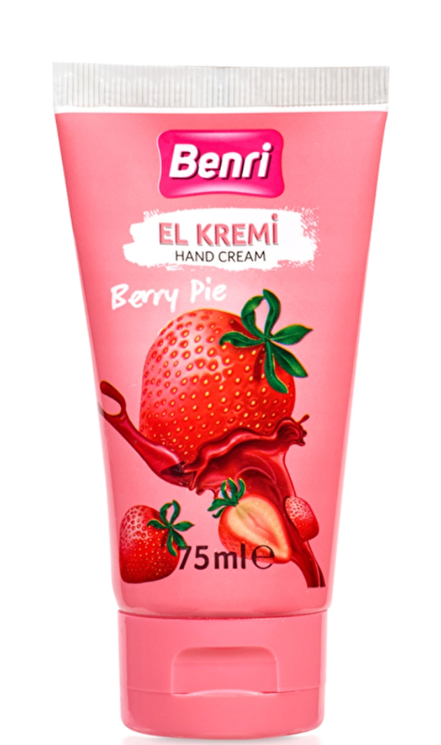 Benri Crème Mains à la fraise – 75 ml