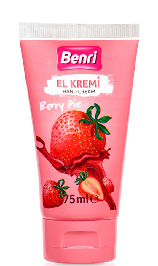 Benri Crème Mains à la fraise – 75 ml