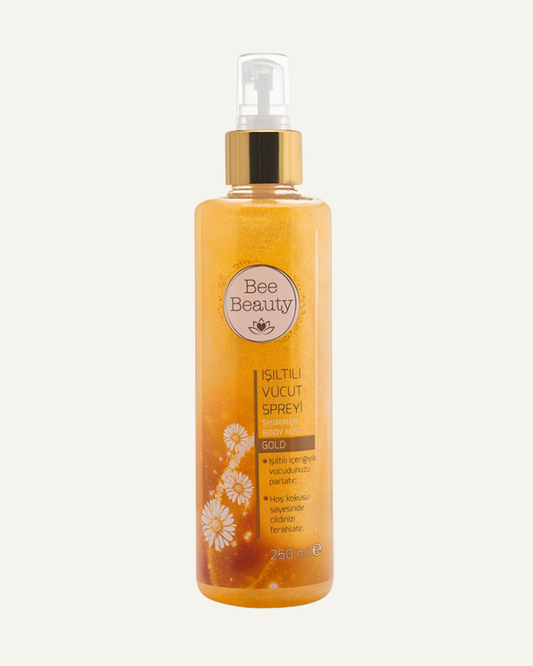 Spray Corporel Scintillant Bee Beauty Gold – 250 ml