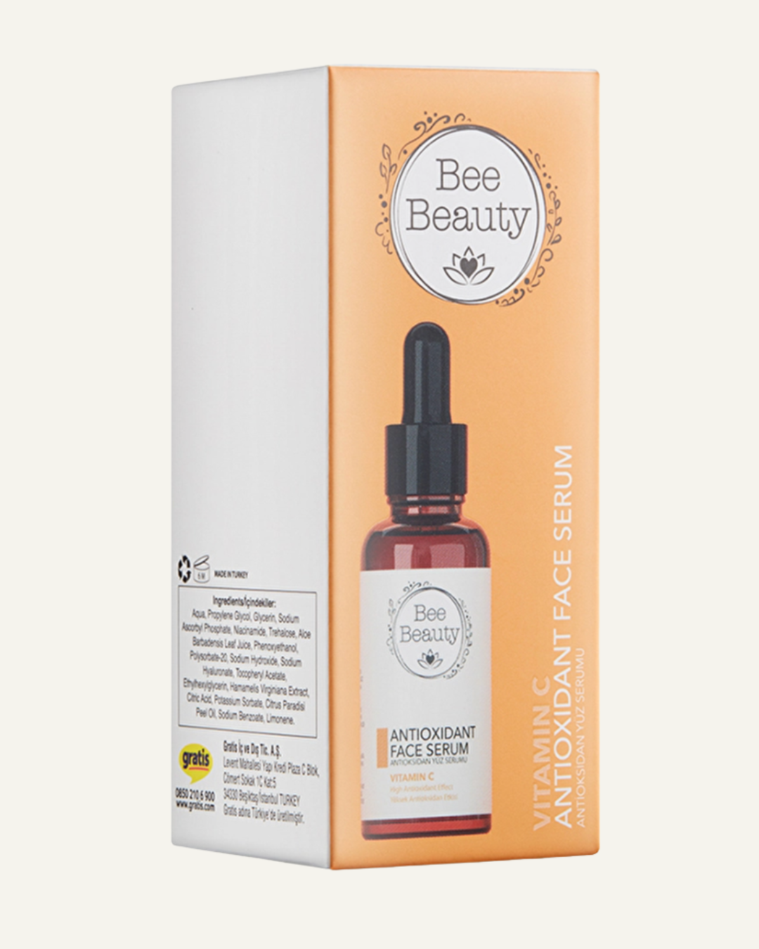 Sérum Visage Antioxydant Bee Beauty à la Vitamine C – 30 ml