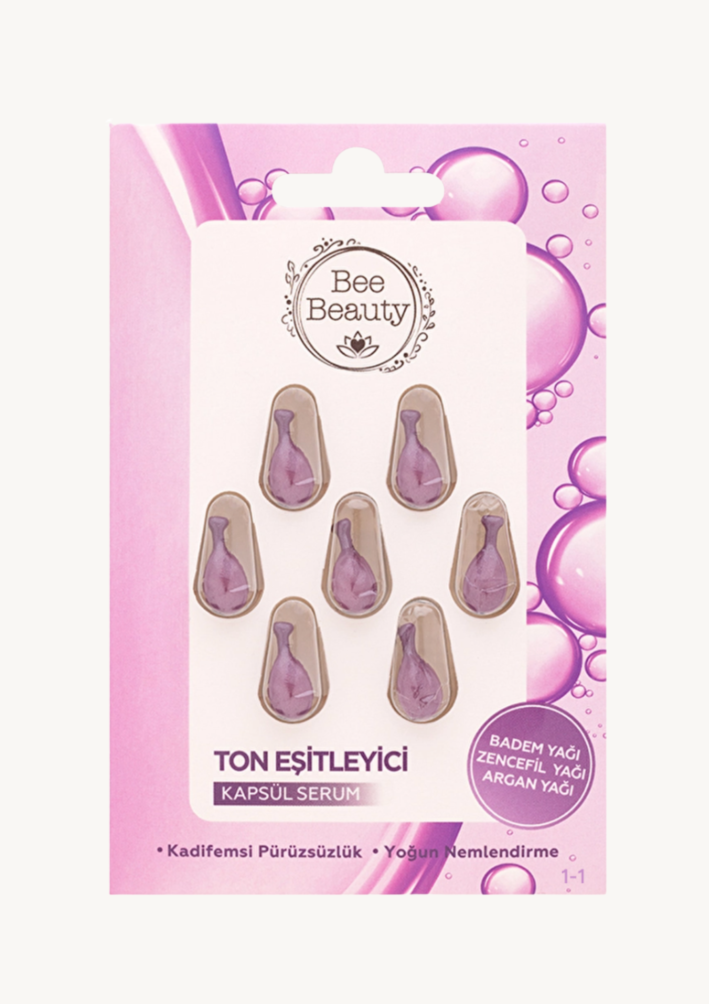 Serum visage capsule