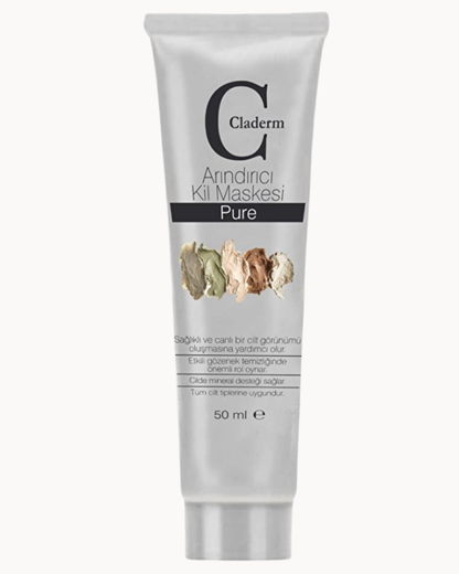 Claderm Masque Visage à l’Argile Pure – 50 ml